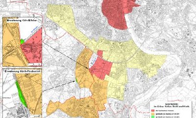 Sperrgebietsverordnungen Köln Süd<br /><br />Gültig ab 1. Mai 2012 bis zum 30. April 2014.