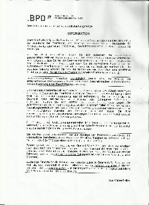 Infoblatt bzgl. Prostitution