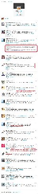 Das Twitter-Log zeigt erstaunlich wenige Tweets! Warum? Weil alles nur eine Medien-Hype ist?!