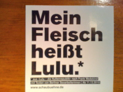 Beispiel LULU - die Nuttenrepublik Aufkleber
